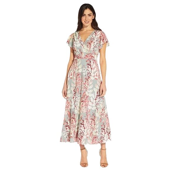Adrianna Papell Dresses & Skirts - NWT Adrianna Papell Women's Floral Printed Fit and Flare